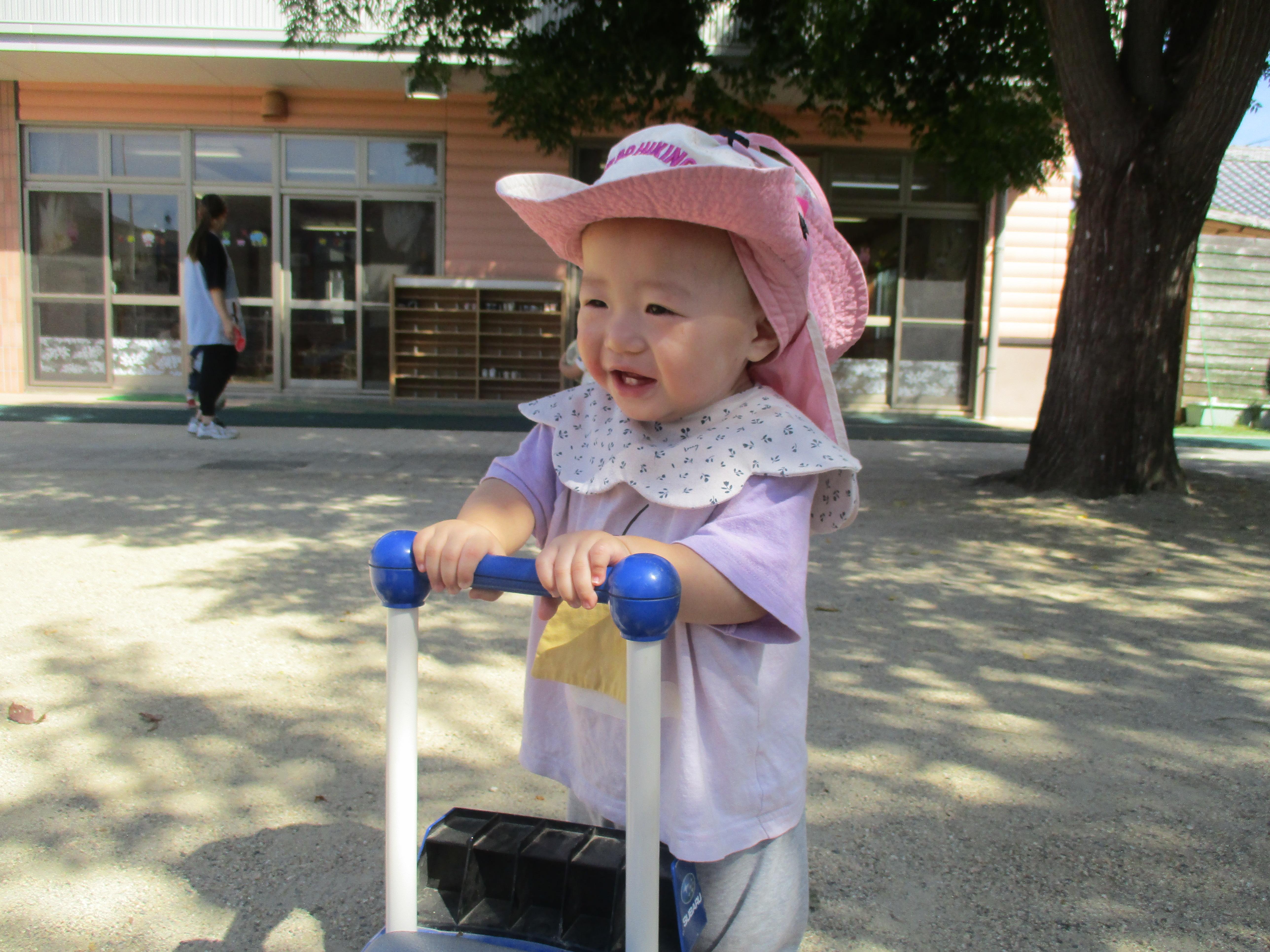 つくし組　園庭あそびたのしいな♡