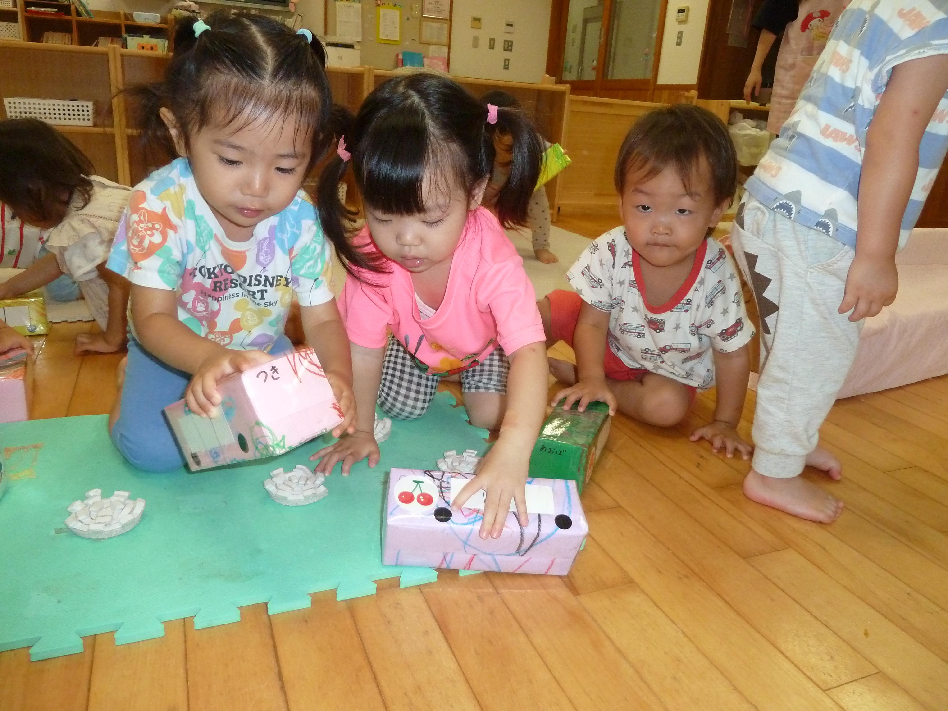 たんぽぽ組　バス完成したよ！！